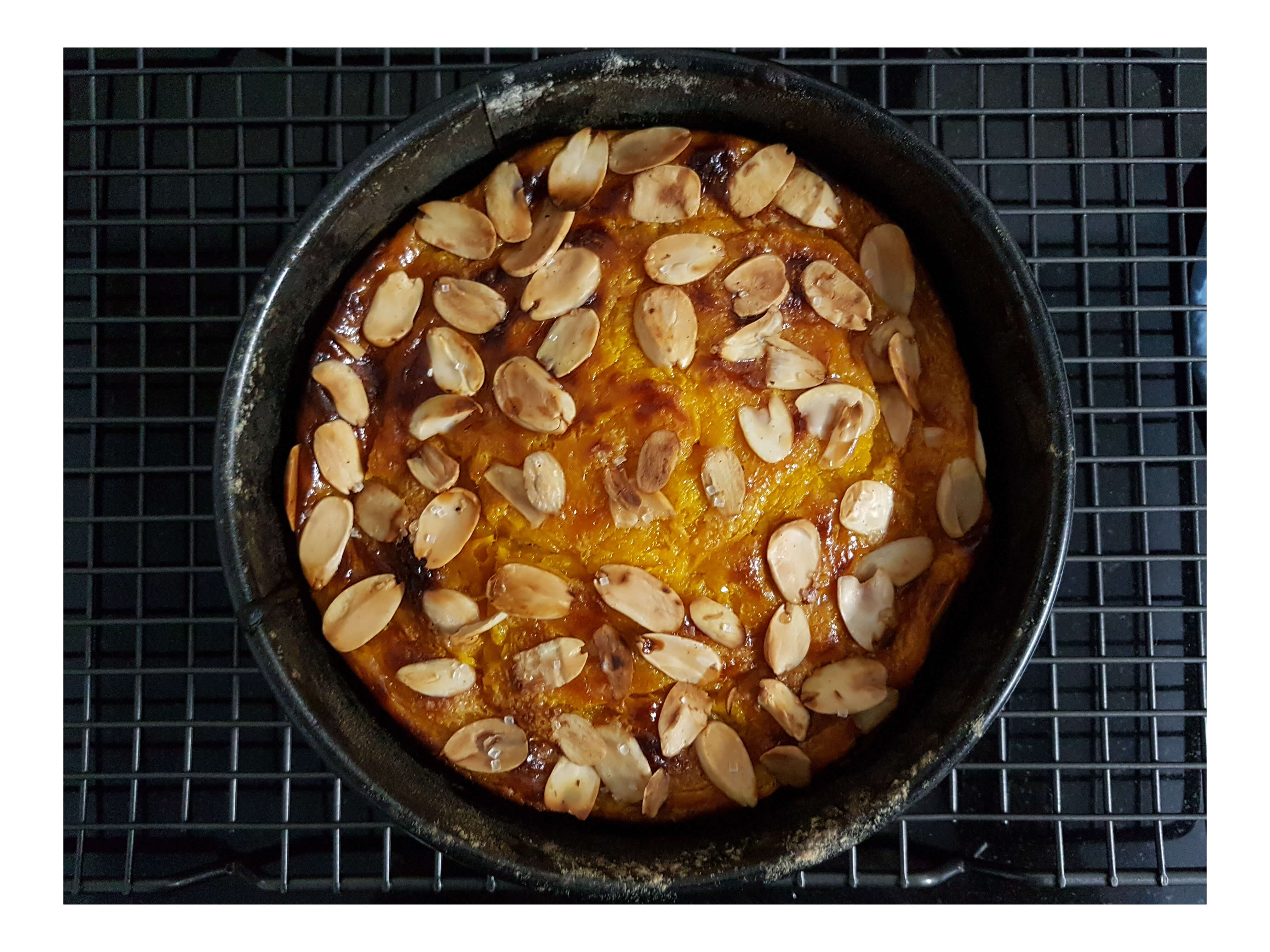 Almond-Mango Curd Cake / www.quichentell.com